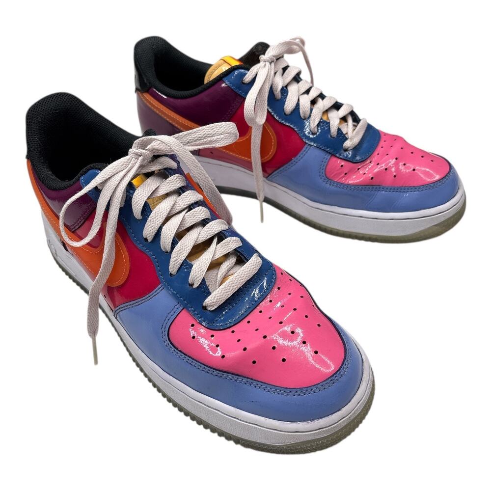 Nike Air Force 1 Low Sp Undefeated Multi Patent Total Orange - DV5255-400 Sz 10